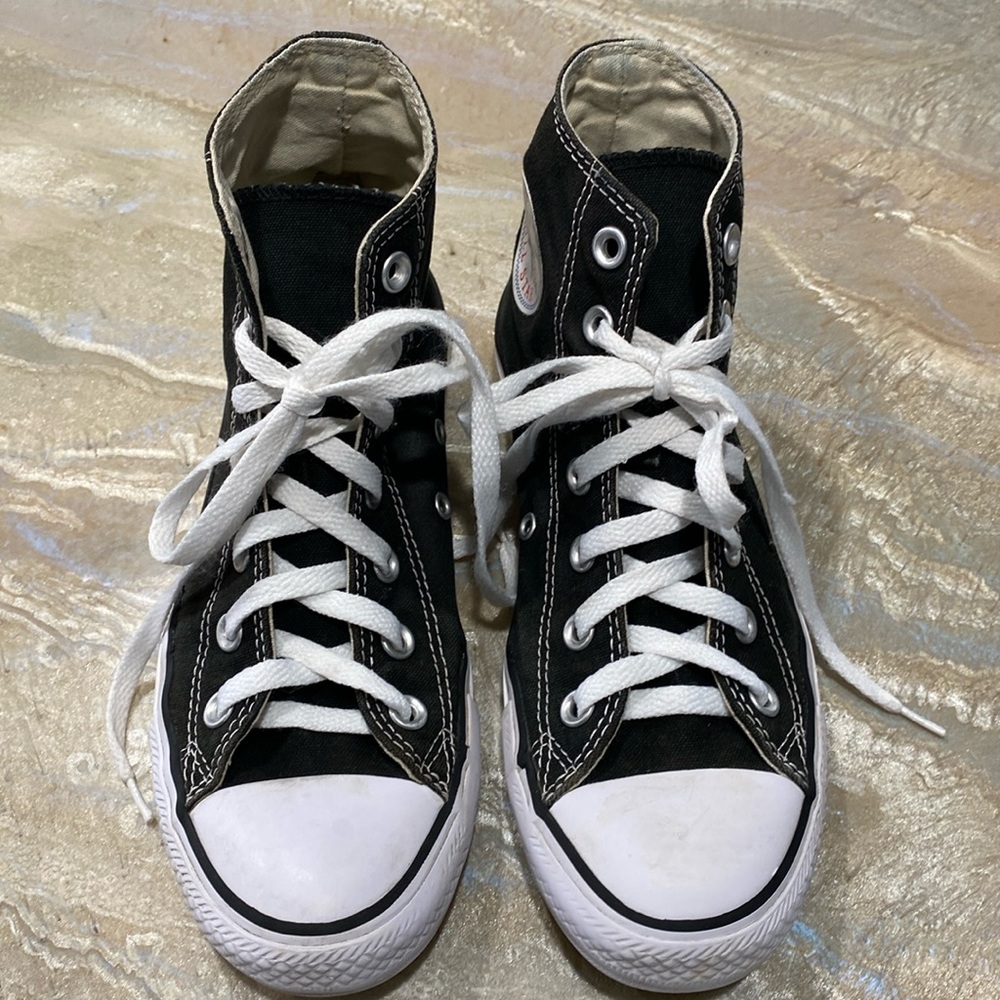 Converse Chuck T All Star Black Sneakers Women’s 7.5 / Men’s 5.5 (See all Pics)
